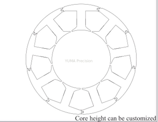 Слоение статора Diy сваривая ротор статора мотора сервопривода AC 23/45mm безщеточный